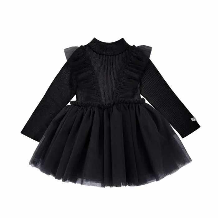 Donsje Amsterdam Dresses and Skirts Girls Flovos Dress Blue Marine