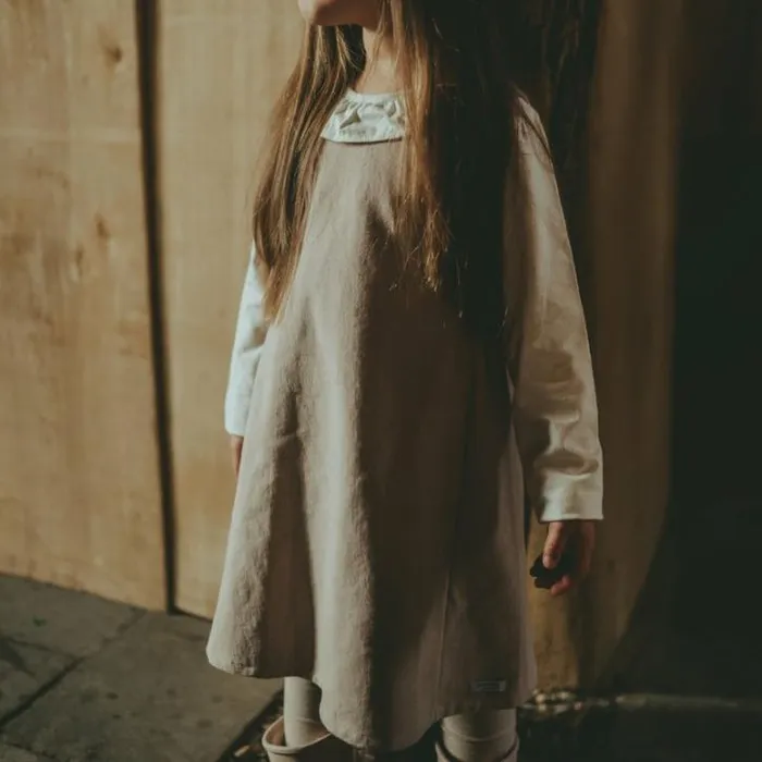 Donsje Amsterdam Dresses and Skirts Girls Lonza Dress Lavender Brown