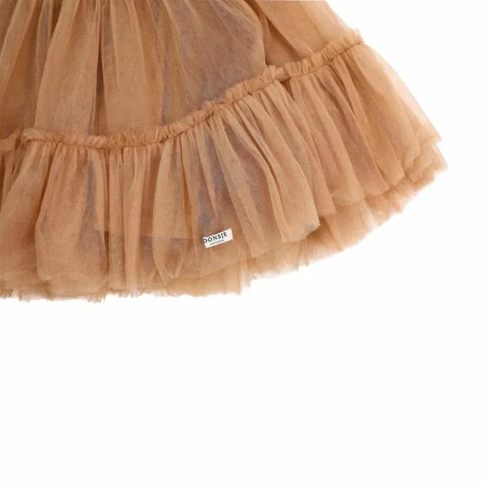 Donsje Amsterdam Dresses and Skirts Girls Tess Skirt Clay Metallic