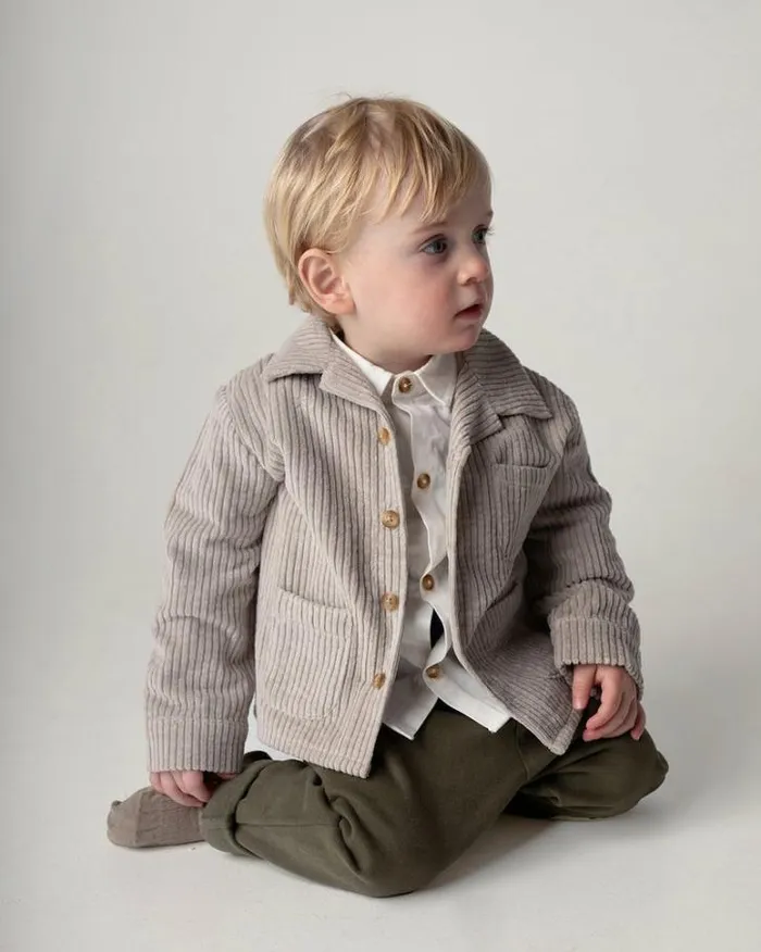 Donsje Amsterdam Jackets and Gilets Baby Auberger Overshirt Taupe