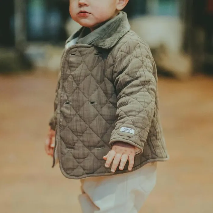 Donsje Amsterdam Jackets and Gilets Baby Belen Jacket Dusty Brown