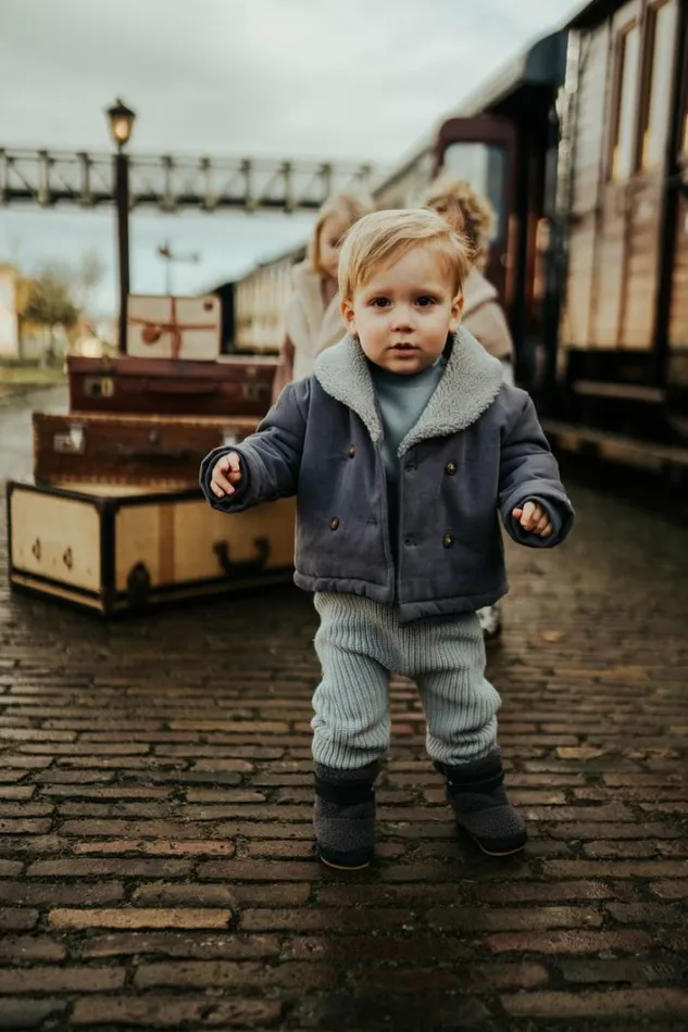 Donsje Amsterdam Jackets and Gilets Baby Crulli Jacket Dark Spruce