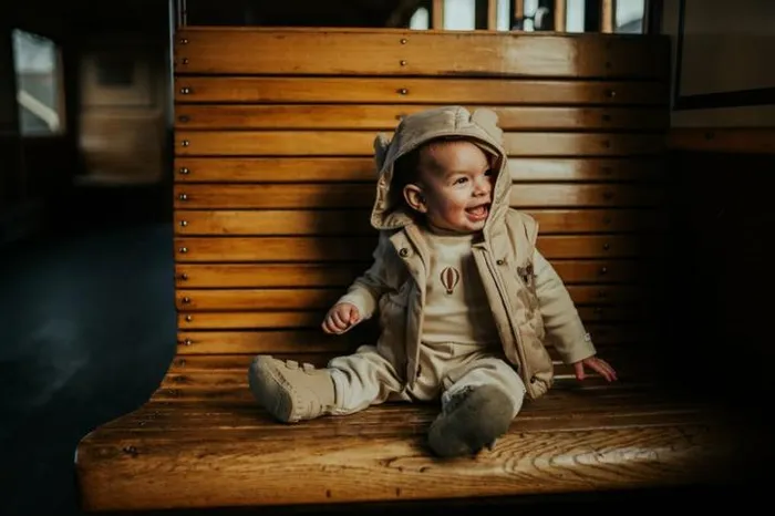 Donsje Amsterdam Jackets and Gilets Baby Luijx Bodywarmer Soft Taupe