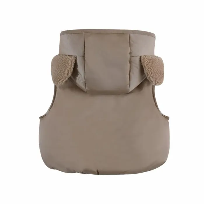 Donsje Amsterdam Jackets and Gilets Baby Luijx Bodywarmer Soft Taupe