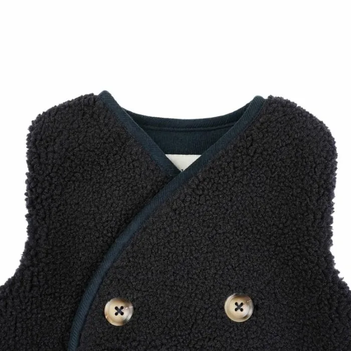 Donsje Amsterdam Jackets and Gilets Baby Monty Gilet Dark Marine