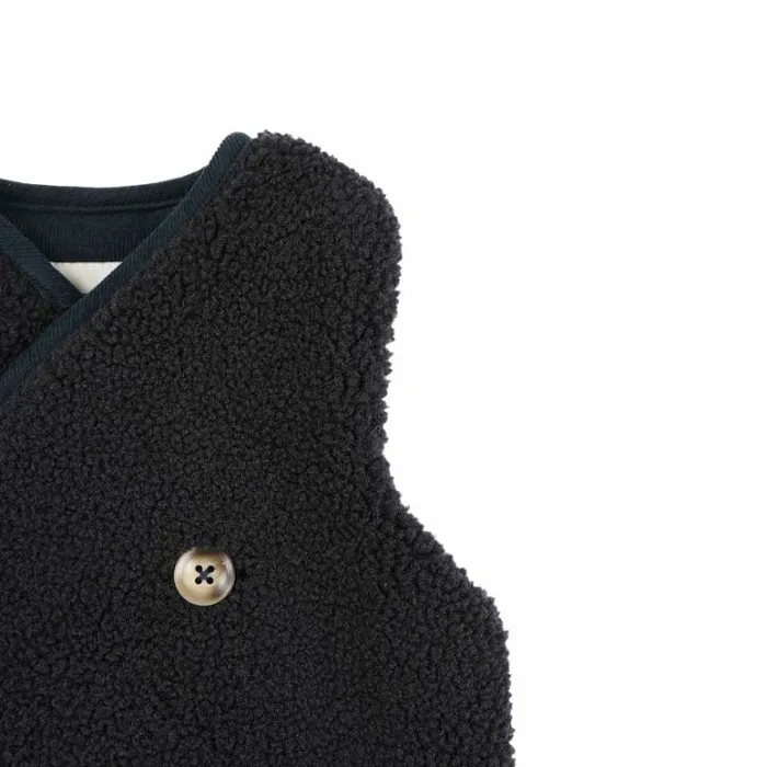 Donsje Amsterdam Jackets and Gilets Baby Monty Gilet Dark Marine