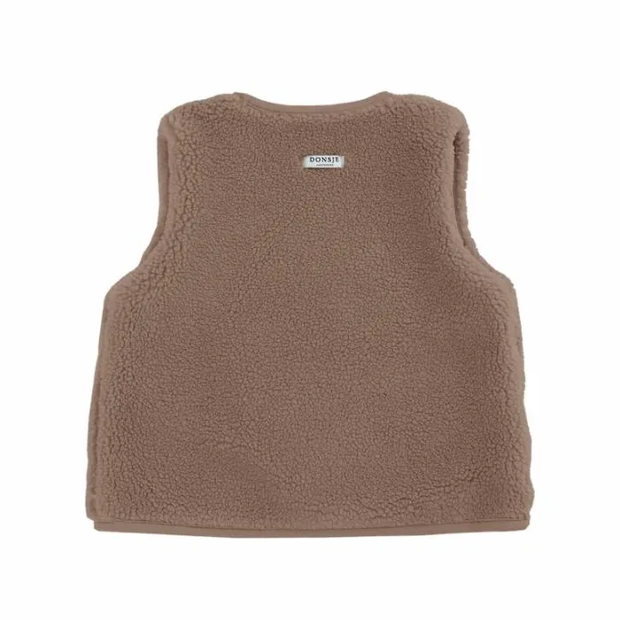 Donsje Amsterdam Jackets and Gilets Baby Monty Gilet Hazelnut