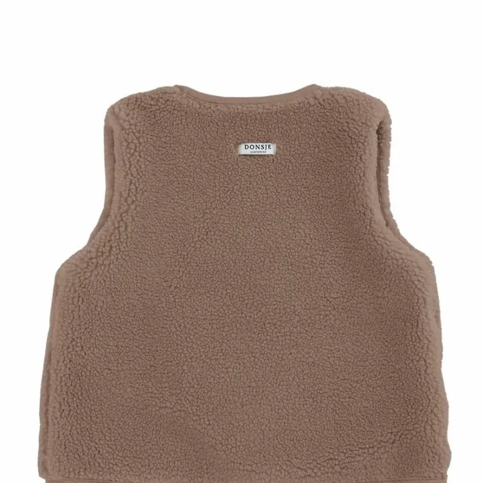 Donsje Amsterdam Jackets and Gilets Baby Monty Gilet Hazelnut