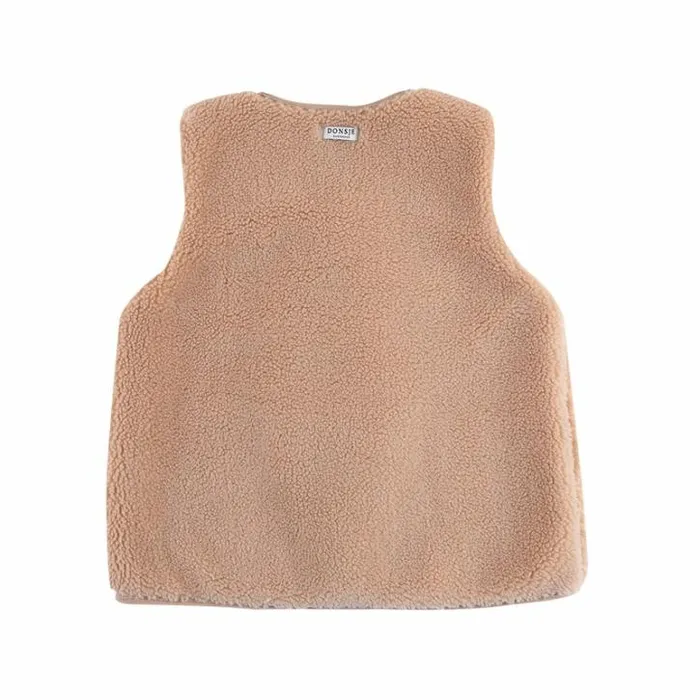 Donsje Amsterdam Jackets and Gilets Baby Monty Gilet Light Coral