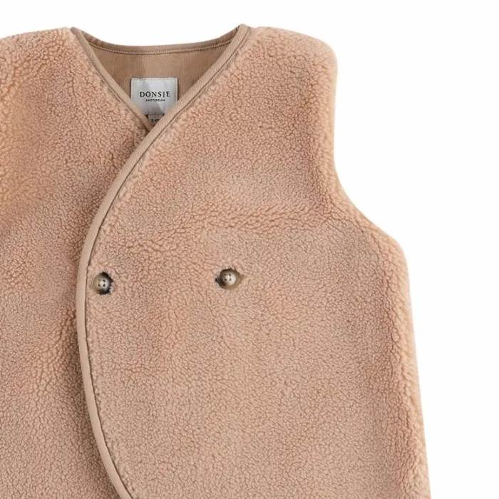 Donsje Amsterdam Jackets and Gilets Baby Monty Gilet Light Coral