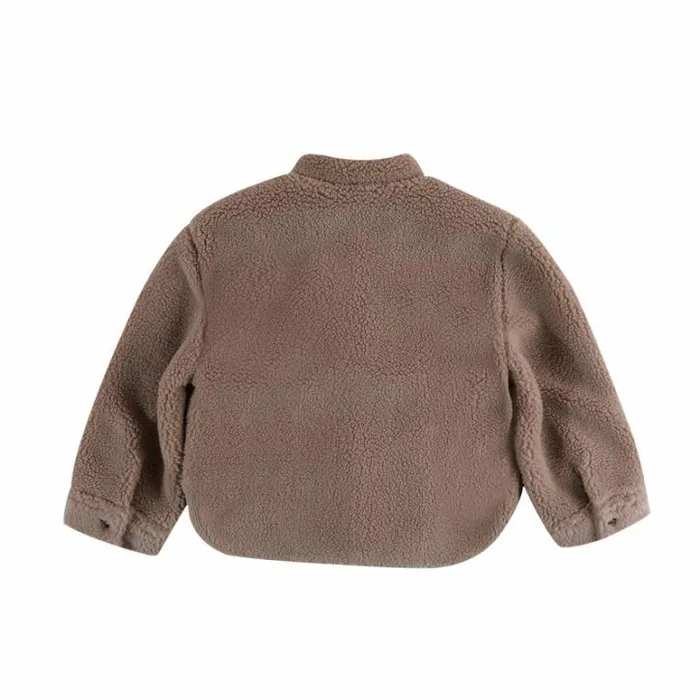 Donsje Amsterdam Jackets and Gilets Baby Thom Overshirt Hazelnut