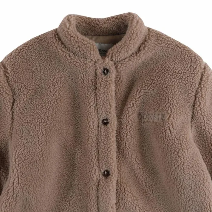 Donsje Amsterdam Jackets and Gilets Baby Thom Overshirt Hazelnut