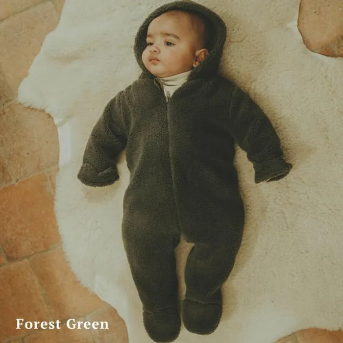 Donsje Amsterdam Jackets and Gilets Baby Yili Onesie Hazelnut