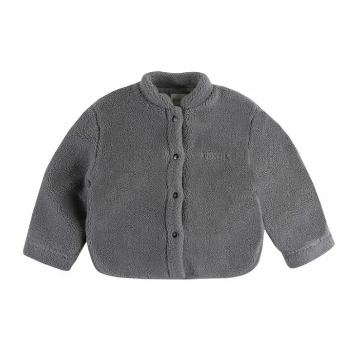 Donsje Amsterdam Jackets and Gilets Boys Thom Overshirt Lava Grey