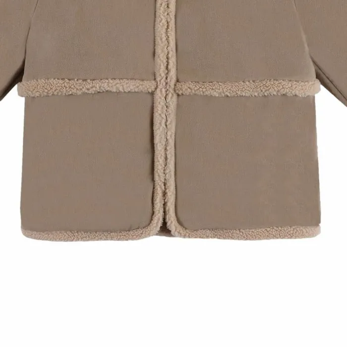 Donsje Amsterdam Jackets and Gilets Girls Beertje Jacket Taupe