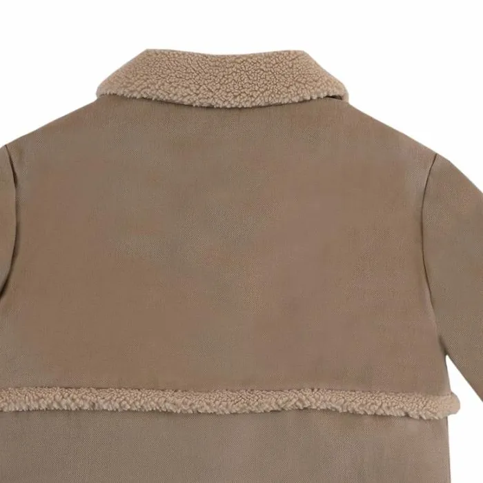 Donsje Amsterdam Jackets and Gilets Girls Beertje Jacket Taupe