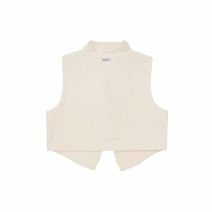 Donsje Amsterdam Jackets and Gilets Girls Roqi Gilet Warm White Donsje Amsterdam Jackets and Gilets Girls Roqi Gilet Warm White
