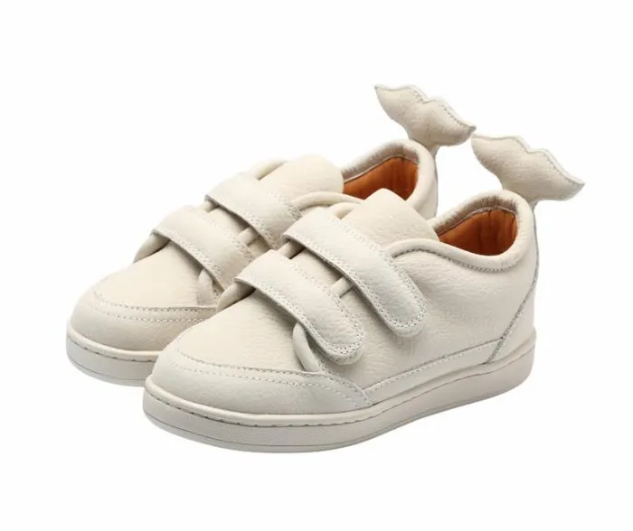 Donsje Amsterdam Low Shoes Boys Rian Sneakers Cream Betting Leather
