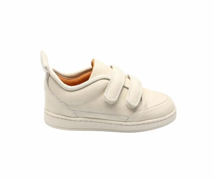 Donsje Amsterdam Low Shoes Boys Rian Sneakers Cream Betting Leather
