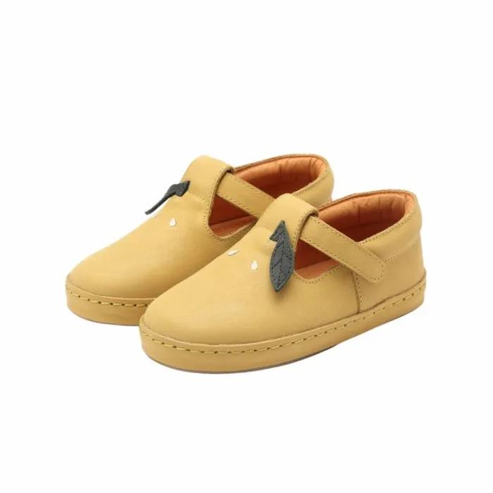 Donsje Amsterdam Low Shoes Girls Bowi Shoes Canary Leather