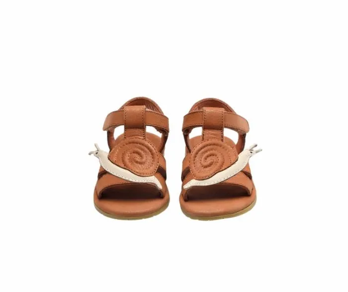 Donsje Amsterdam Sandals Girls Escar Sandals Walnut Leather