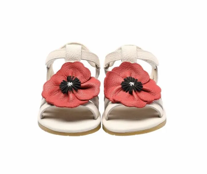 Donsje Amsterdam Sandals Girls Iles Fields Sandals Red Clay Leather
