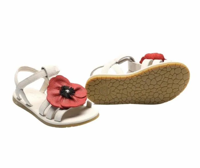 Donsje Amsterdam Sandals Girls Iles Fields Sandals Red Clay Leather
