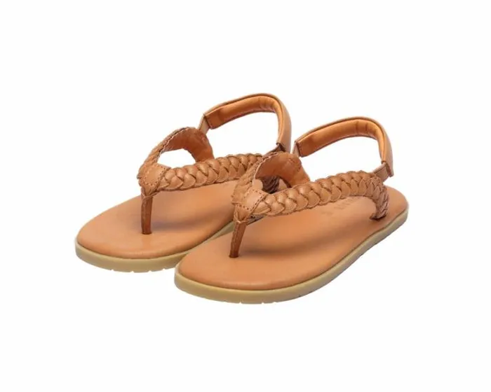 Donsje Amsterdam Sandals Girls Jackson Caramel Leather