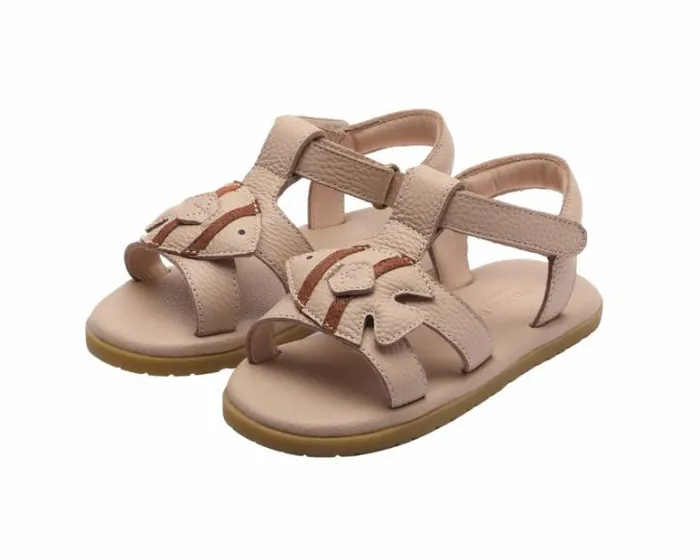 Donsje Amsterdam Sandals Girls Lee Sea Light Rose Leather