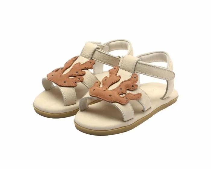 Donsje Amsterdam Sandals Girls Lee Sea Walnut Leather