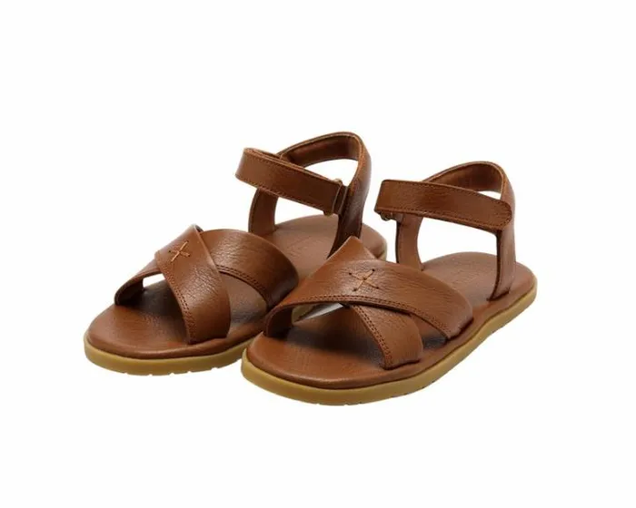 Donsje Amsterdam Sandals Girls Qotis Sandals Cognac Leather