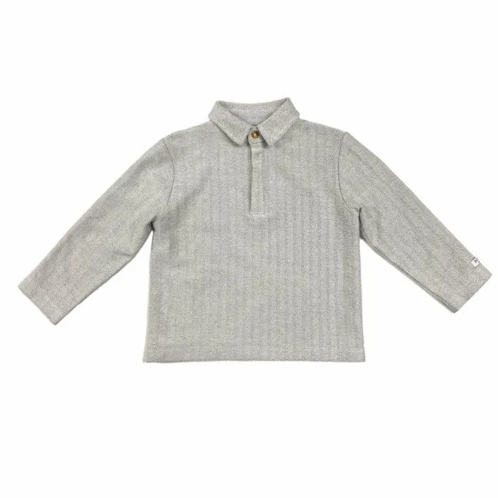 Donsje Amsterdam Shirts and Blouses Baby Bartus Shirt White Sand Melange