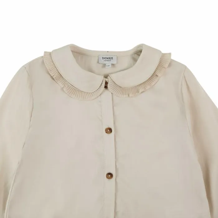 Donsje Amsterdam Shirts and Blouses Girls Flise Blouse Macaroon