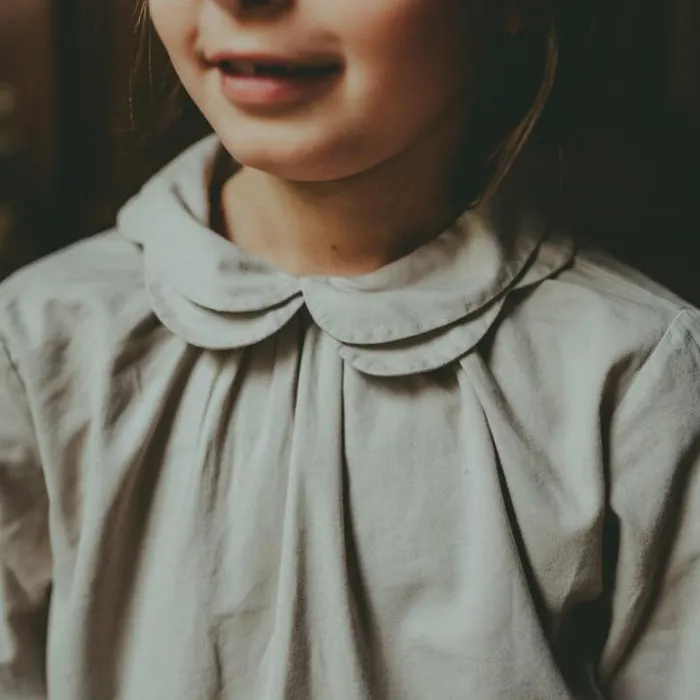 Donsje Amsterdam Shirts and Blouses Girls Mayte Blouse Lavender Brown