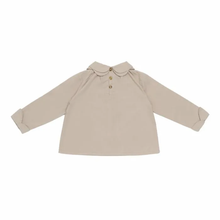 Donsje Amsterdam Shirts and Blouses Girls Mayte Blouse Lavender Brown