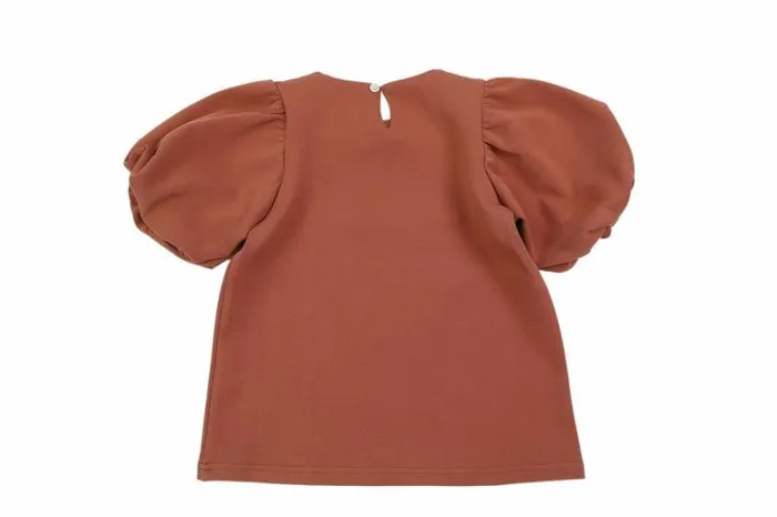 Donsje Amsterdam Shirts and Blouses Girls Phiphi Top Terracotta