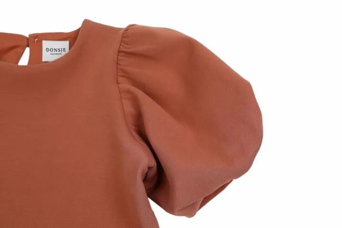Donsje Amsterdam Shirts and Blouses Girls Phiphi Top Terracotta