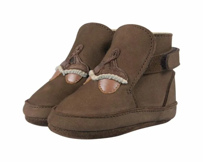 Donsje Amsterdam Shoes Baby Aggas Booties Hazelnut Nubuck