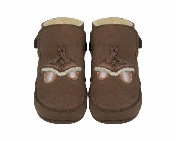 Donsje Amsterdam Shoes Baby Aggas Booties Hazelnut Nubuck