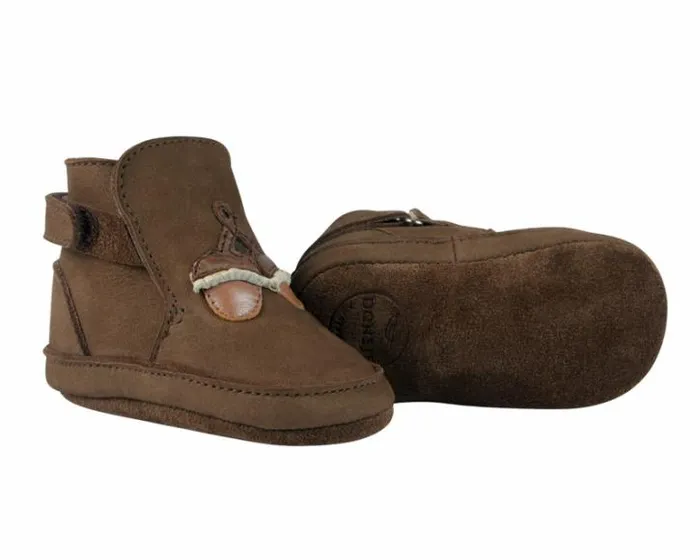 Donsje Amsterdam Shoes Baby Aggas Booties Hazelnut Nubuck