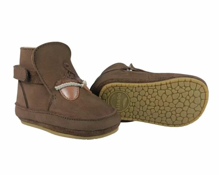 Donsje Amsterdam Shoes Baby Aggas Booties Hazelnut Nubuck