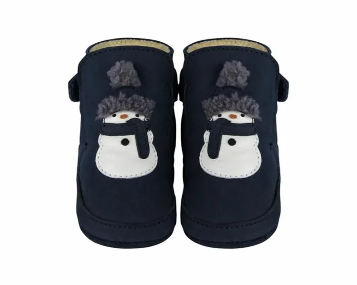 Donsje Amsterdam Shoes Baby Aggas Booties Navy Nubuck