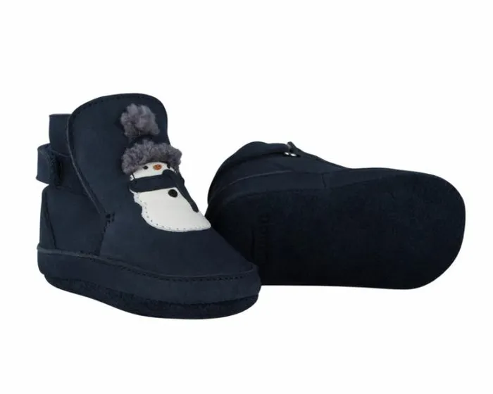 Donsje Amsterdam Shoes Baby Aggas Booties Navy Nubuck