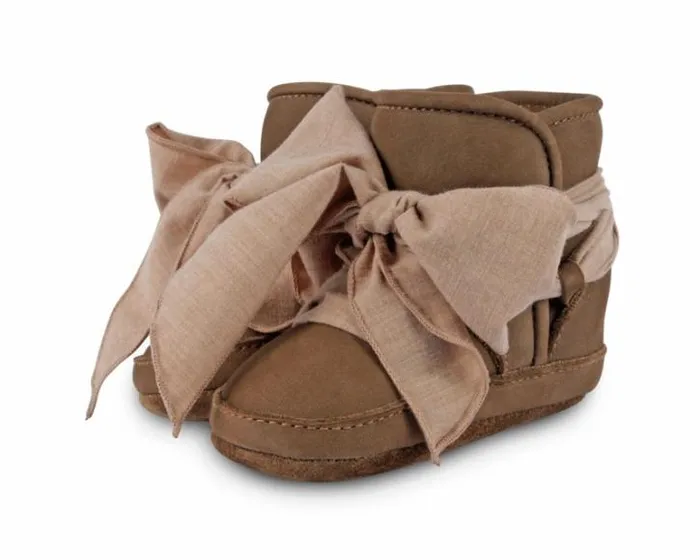Donsje Amsterdam Shoes Baby Anouk Booties Hazelnut Nubuck