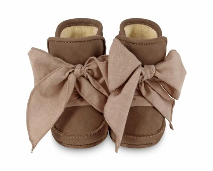 Donsje Amsterdam Shoes Baby Anouk Booties Hazelnut Nubuck