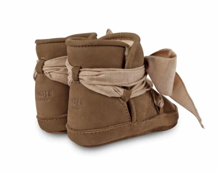 Donsje Amsterdam Shoes Baby Anouk Booties Hazelnut Nubuck