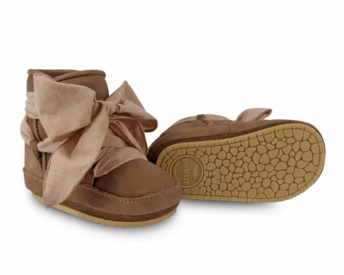 Donsje Amsterdam Shoes Baby Anouk Booties Hazelnut Nubuck
