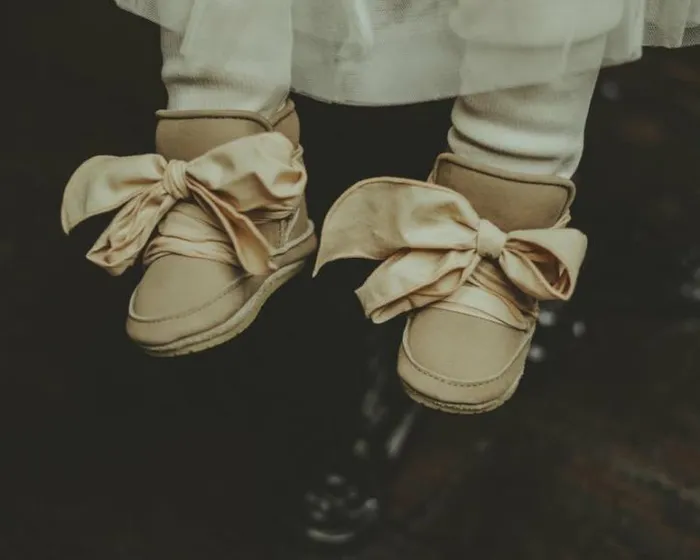 Donsje Amsterdam Shoes Baby Anouk Booties Truffle Nubuck