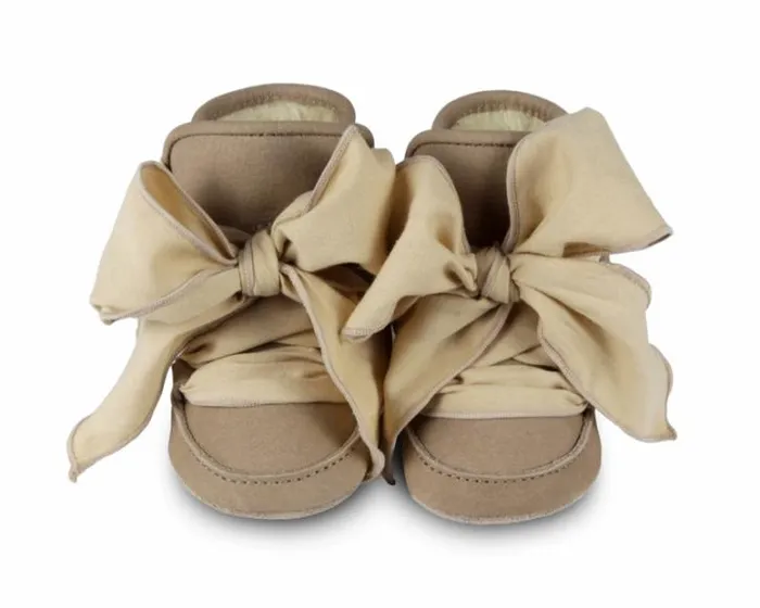 Donsje Amsterdam Shoes Baby Anouk Booties Truffle Nubuck