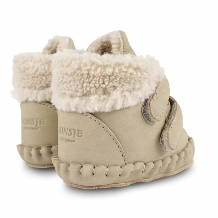 Donsje Amsterdam Shoes Baby Bicker Booties Taupe Nubuck